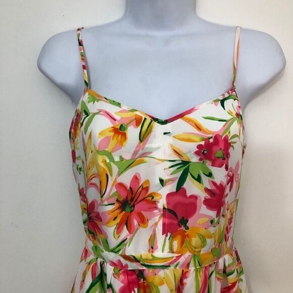 J. Crew Size 0 Spaghetti Strap Pretty Summer Dress! - Picture 3 of 11
